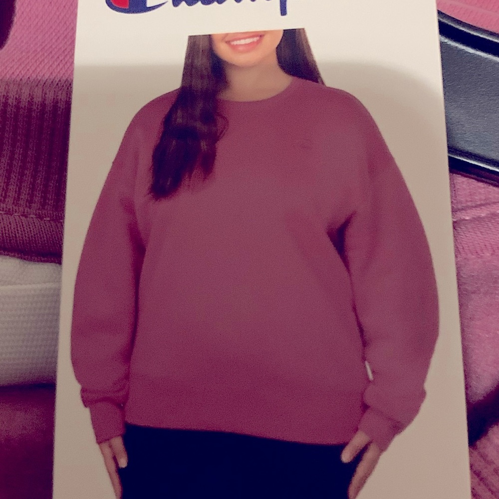 Champion Ladies Fleece Sweatshirt Size XXL Pink